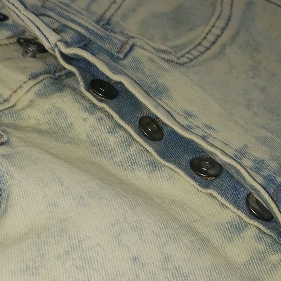 Wild Fable Women's 00 Light Green Acid Wash Jeans - Picture 8 of 16